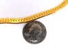 Classic 5.4mm Gauge Herringbone Necklace 14kt