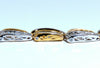 3.54ct Natural Baguette & Round Diamonds Channel Bracelet 14kt Gold Open Deco