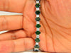 20.68CT Natural Tsavorite Diamonds Bracelet 14KT Vivid Greens Tennis