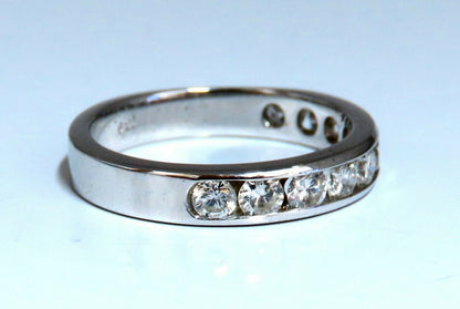 .70ct Natural Round Cut Diamonds Channel Band 14kt Gold 4MM