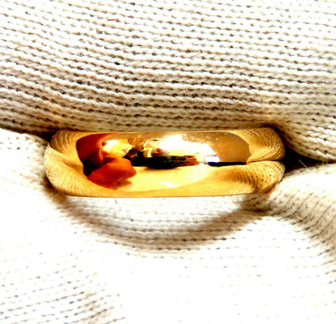 5.1mm Classic 14kt Gold Band Semi Domed High Shine