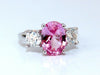 GIA Certified 3.66ct Natural Pink Sapphire Diamonds Ring 14kt Classic 3