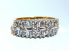 1.35ct Natural Baguette & Rounds Diamonds Band 14kt.