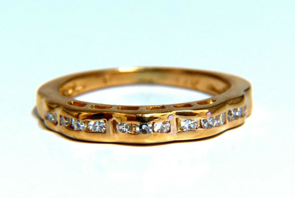 .20ct natural round diamond band ring 14 Karat Channel Set Band