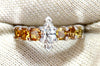 GIA Certified .50ct Natural Marquise & Fancy Color Diamonds Ring