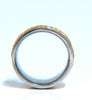 Designer Millan Graver Etched Gilt Two Toned Milligree 14kt Gold Band size 5 8mm