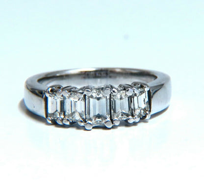 1ct Natural Diamond Baguette Ring 14kt H/Vs