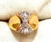 .70ct Natural Diamonds Shrimp Vintage Ring 14kt