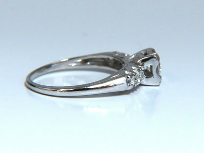 .46ct Natural Round Cut Diamond Ring Vintage 14kt