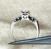 .46ct Natural Round Cut Diamond Ring Vintage 14kt