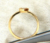 .12ct Natural Round Diamond Heart solitaire Petite Ring 14kt