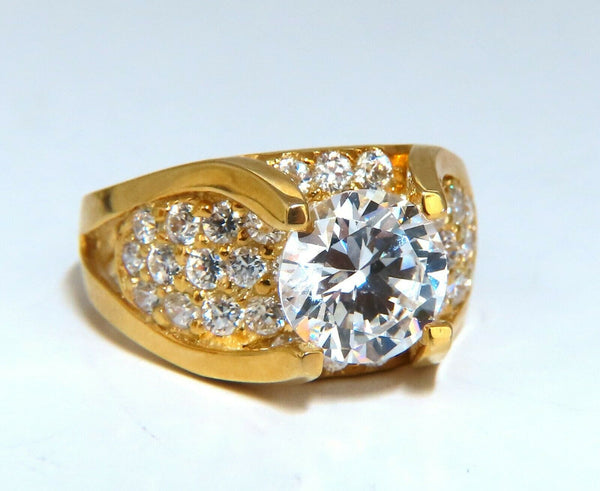 4ct CZ 14kt Gold Ring