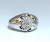 .55ct Natural Round Diamonds Cluster Ring 14kt
