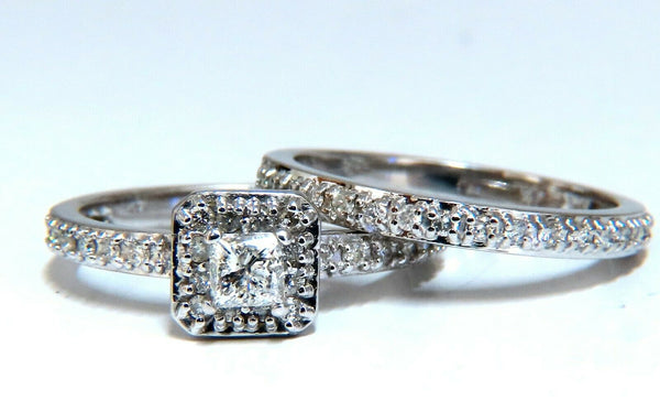 .40ct Diamond Solitaire Ring + Band 14kt Set