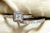 .40ct Diamond Solitaire Ring + Band 14kt Set