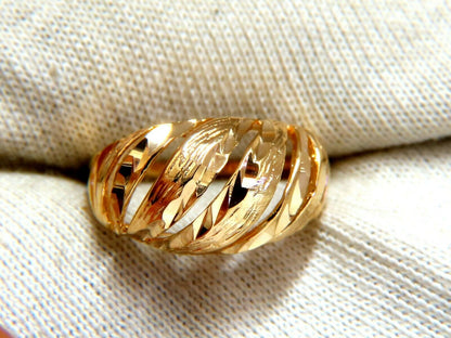Dome Staggered 14kt Ring