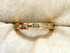 2.20ct. natural baguette diamonds eternity ring 14kt Gold 3.8mm size 8.5