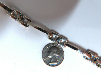 Hinge Sterling Silver Link Bracelet 7.25