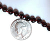 60ct natural red garnet bead strong bracelet 5.7mm 14kt