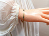 .76 carat natural princess cut sapphires square box length bracelets 14 karat