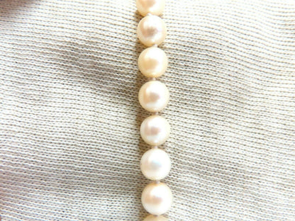6.5mm Akoya pearls pearl bead bracelet 14kt