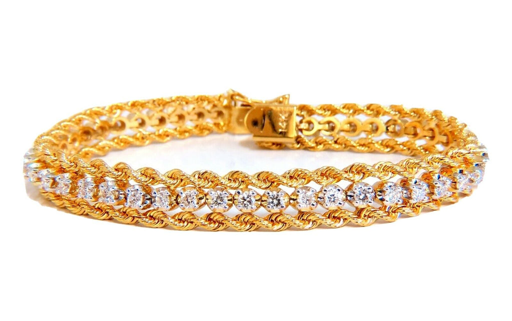 Diamond Twist Tennis Bracelet