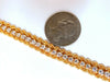 1.50 carat natural round diamonds rope twist link tennis bracelet 14kt