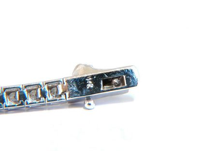 1.70ct natural round diamonds box link pave bracelet G/VS 14kt