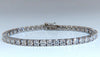 8.10ct Natural Diamonds Tennis Bracelet 14kt