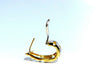 18kt Endless Greek Symbolic Bead set 1.20ct diamonds clip earrings