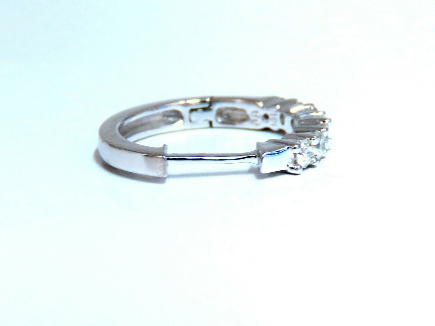 .30ct Natural Round Diamond mini hoop earring 14kt 14mm