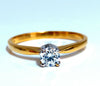 GIA certified .30ct Round Diamond Ring 14kt Classic F/si2
