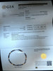 GIA certified Natural Multicolor Tahitian Saltwater Pearls necklace 13.5m 14k