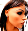 2.20ct natural oval purple amethyst clip earrings 14kt