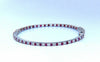 2.40ct natural Ruby diamonds hoop earrings 14kt white gold inside out 50mm