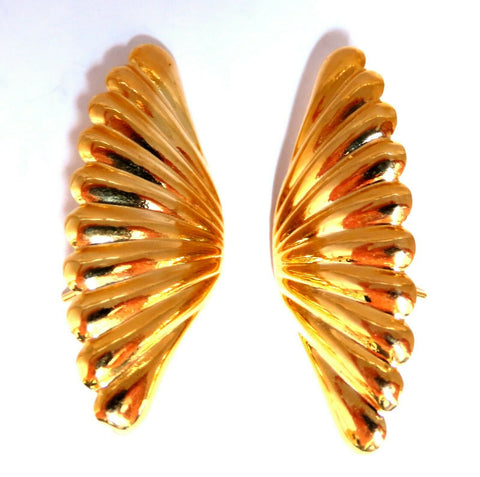 14Kt Gold Angel Wing Earrings