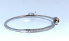 1.20ct Natural Fancy Color Diamonds Bangle Bracelet 14kt Gold Mod Deco Prime