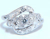 .54ct Natural Diamonds American Regency Revival Deco Ring 14kt