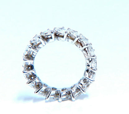 5ct Natural Pear Diamonds Eternity Ring 14kt