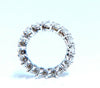 5ct Natural Pear Diamonds Eternity Ring 14kt
