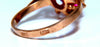 16ct Russian Lab Ruby Ring 14kt Rose Gold