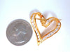 1.10ct Natural Diamonds Heart Pin 14kt
