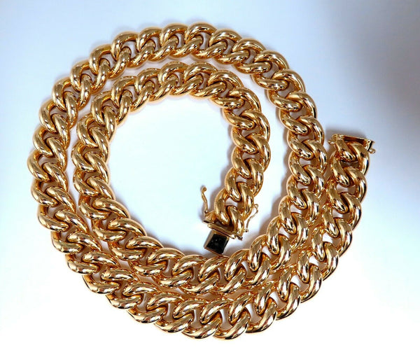 Cuban Link Necklace 14kt 113Grams 24inch 15.4mm