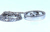 .59ct Natural Round Diamonds Circle Pendant Necklace 14kt