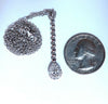 .48ct Natural Pear Diamonds Drop Pendant Necklace 14kt Dangle