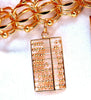 Nine Charms Link Bracelet 14kt gold 7 inch 54gm