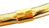 14kt Gold Woven Bracelets Tri-color Gold Threaded