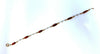 3ct Natural Garnet Station Link Bracelet 14kt