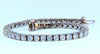 6.02 carat natural round diamonds link tennis bracelet 14kt