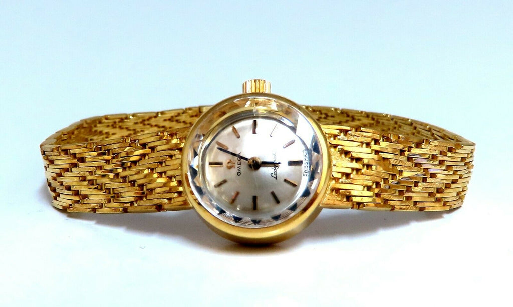 Vintage Omega Mechanical Automatic watch 18kt Avis Diamond Galleries